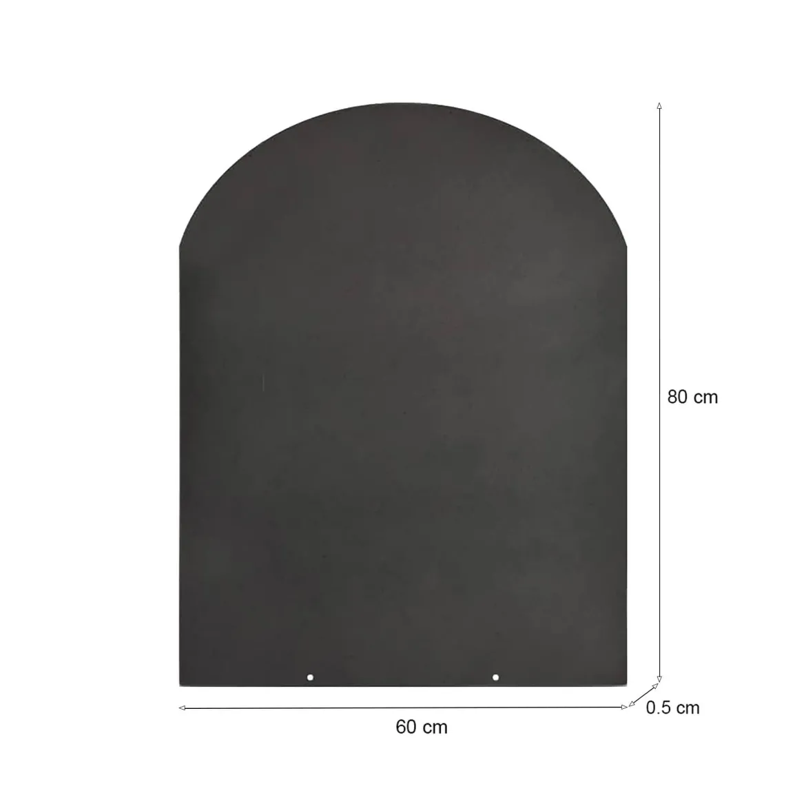 Accessorio riscaldamento Andrate, 60x80 h1 cm, Nero
