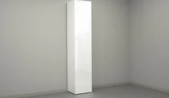 Armadio bianco 1 anta 45x190h cm - Bassiano