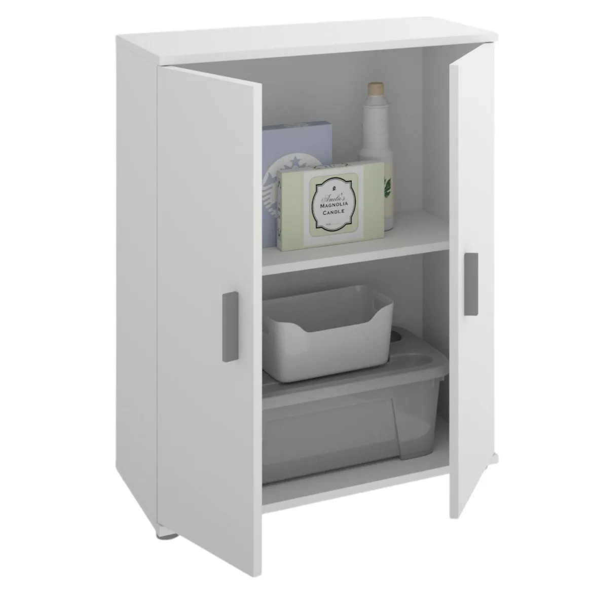 Armadio bianco ante battenti 61x80h cm - Ararat