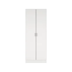 Armadio bianco 2 ante portascope 73x180h cm - Abadubidu