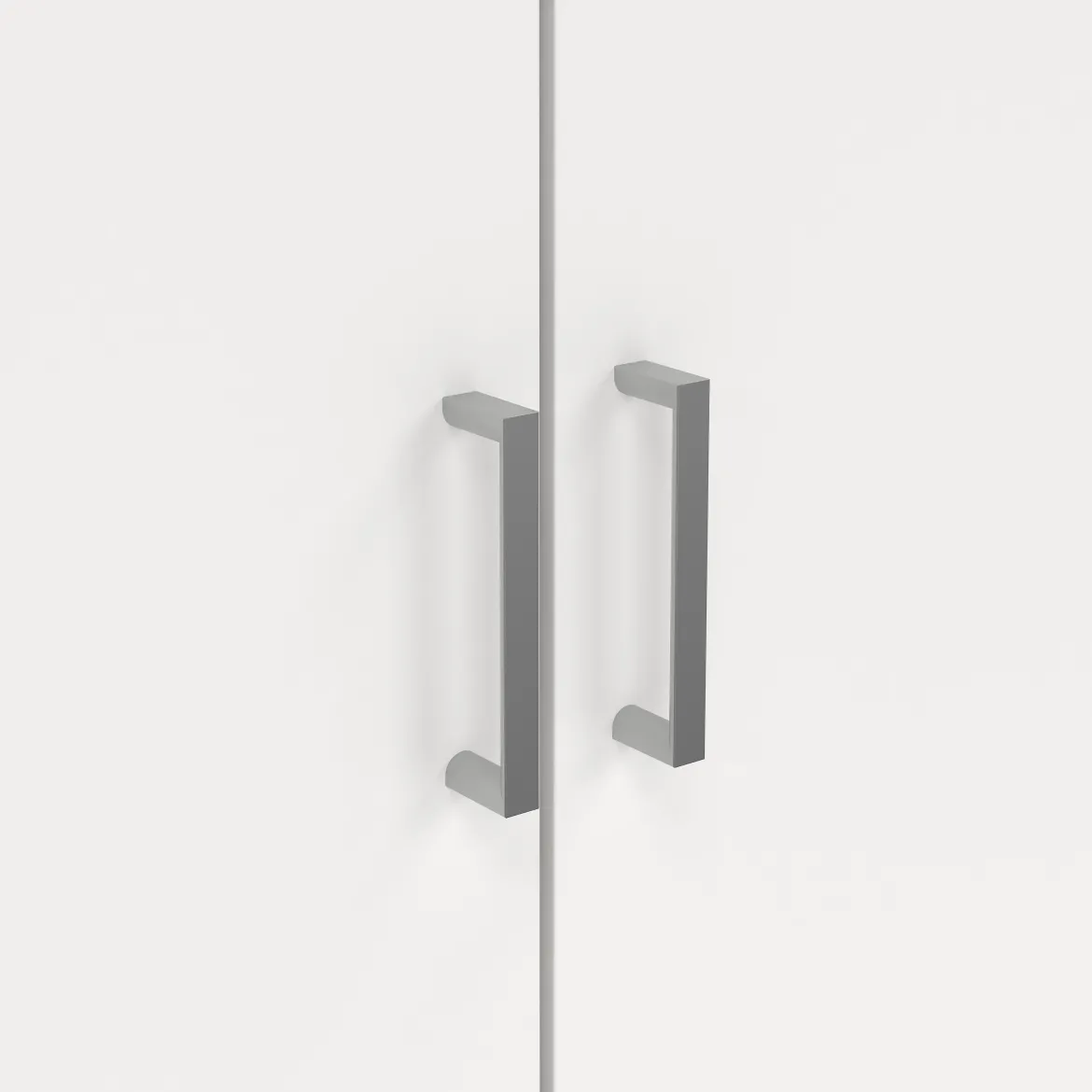 Armadio bianco 3 ante salvaspazio 109x180h cm - Ranuncolo