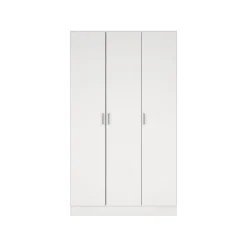 Armadio bianco 3 ante salvaspazio 109x180h cm - Ranuncolo