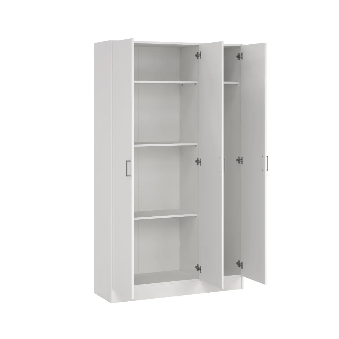Armadio bianco 3 ante salvaspazio 109x180h cm - Ranuncolo