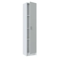 Armadio bianco bagno 37x180h cm - Alexander