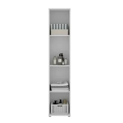 Armadio bianco bagno 39x190h cm - Arrow