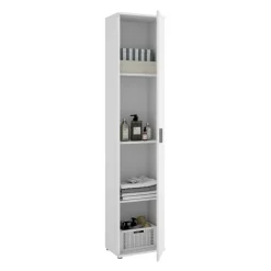 Armadio bianco bagno 39x190h cm - Arrow