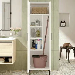 Armadio bianco colonna 50x165h cm - Niala