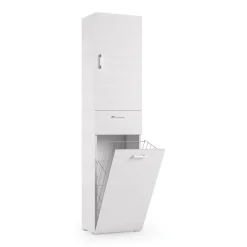 Armadio bianco con cassetto 45x195h cm - Aryanne