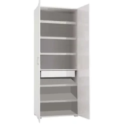Armadio bianco con cassetto 79x170h cm - Amylya