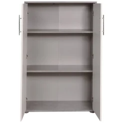 Armadio bianco e grigio 2 ante 78x118h cm - Angie