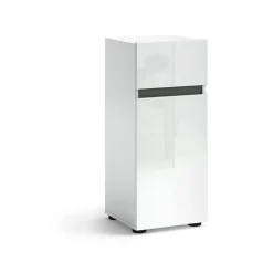 Armadio bianco lucido slim 40x180h cm - Aquili