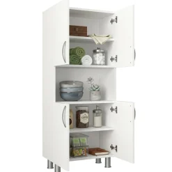 Armadio bianco multifunzione 59x140h cm - Tchoo