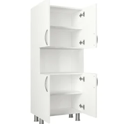 Armadio bianco multifunzione 59x140h cm - Tchoo