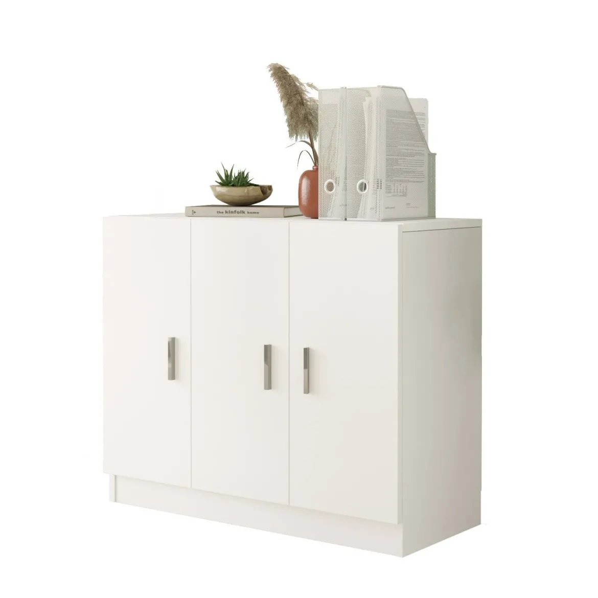 Armadio bianco multiuso 89x73h cm - Olana