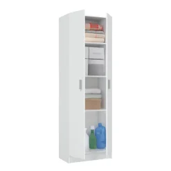Armadio bianco sgabuzzino 59x180h cm - Aragorn