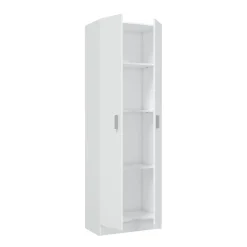 Armadio bianco sgabuzzino 59x180h cm - Aragorn