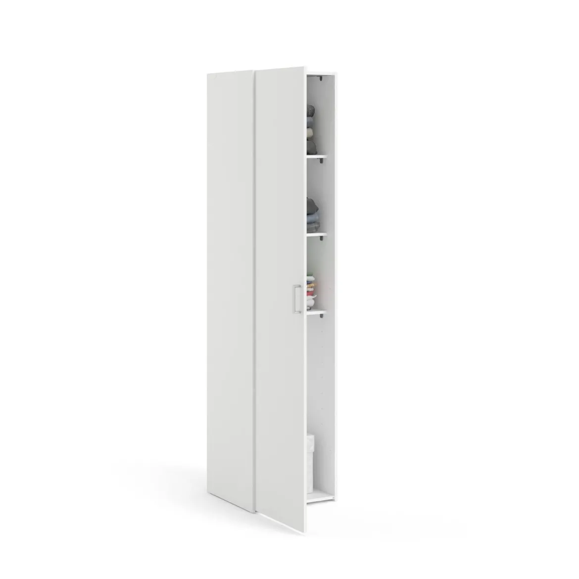 Armadio bianco slim 41x175h cm - Khutulun