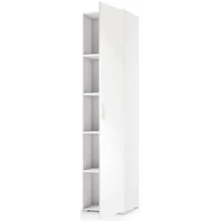Armadio bianco stretto 45x195h cm - Aloise