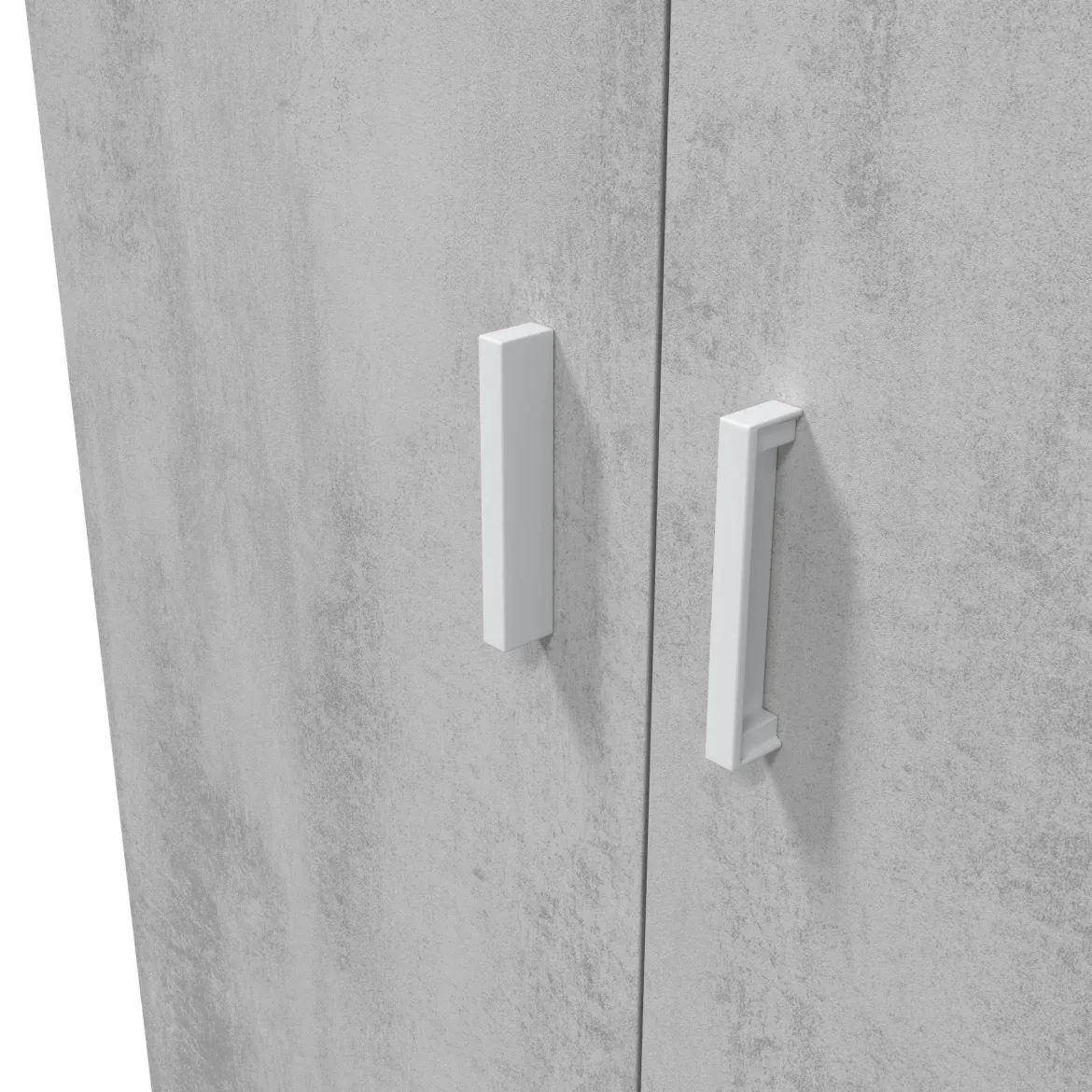 Armadio cemento e bianco cucina 80x182h cm - Ashkita