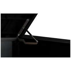 Armadio da Esterno Grigio Nero Cassetti 2 Ripiani 191x109x133h cm, Apertura Battente, a Ribalta - Litchfield