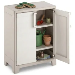Armadio da esterno Grimsby, 80x44 h100 cm, Sabbia