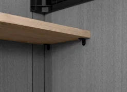 Armadio da esterno Leduc, 191x109 h133 cm, Grigio