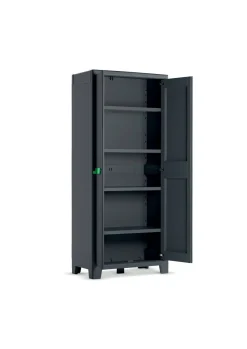 Armadio da esterno Markham, 80x44 h182 cm, Grigio