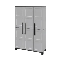 Armadio da esterno portascope grigio chiaro e nero 102x169h cm - Aruro
