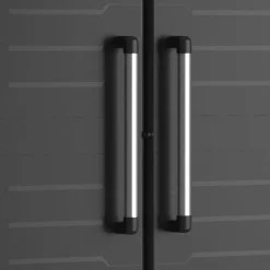 Armadio da esterno Terrebonne, 65x45 h182 cm, Nero
