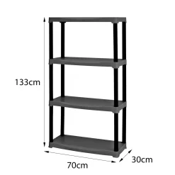 Armadio da outdoor antracite 70x133h cm - Akay