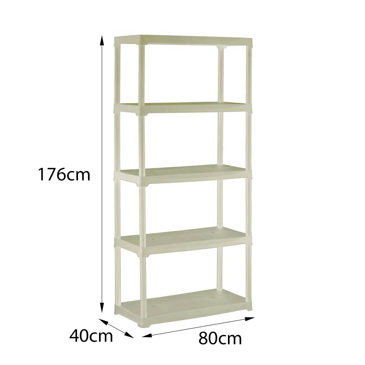 Armadio da outdoor bianco 80x176h cm - Gelsomina