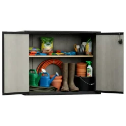 Armadio da terrazzo grigio 140x170h cm - Digby