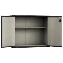 Armadio da terrazzo grigio 139x120h cm - Kindersley