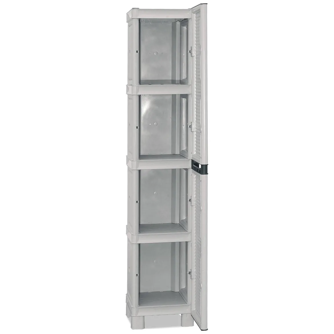 Armadio esterno 2 ante grigio chiaro 35x172h cm - Allain