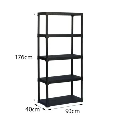 Armadio esterno antisole antracite 90x176h cm - Aurelian