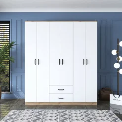 Armadio Grande Bianco: Organizzazione Elegante e Funzionale