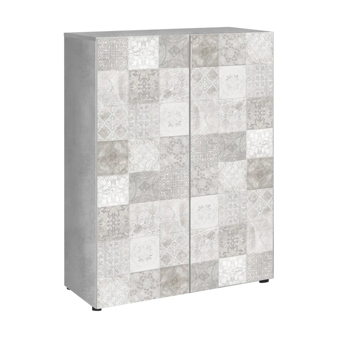 Armadio grigio 2 ante 72x103h cm - Athenodora