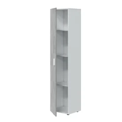 Armadio grigio e bianco slim 41x182h cm - Avlis