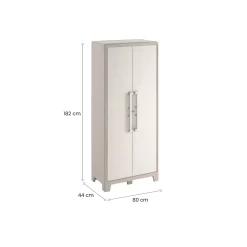 Armadio in plastica alto sabbia 80x182h cm - Grimsby