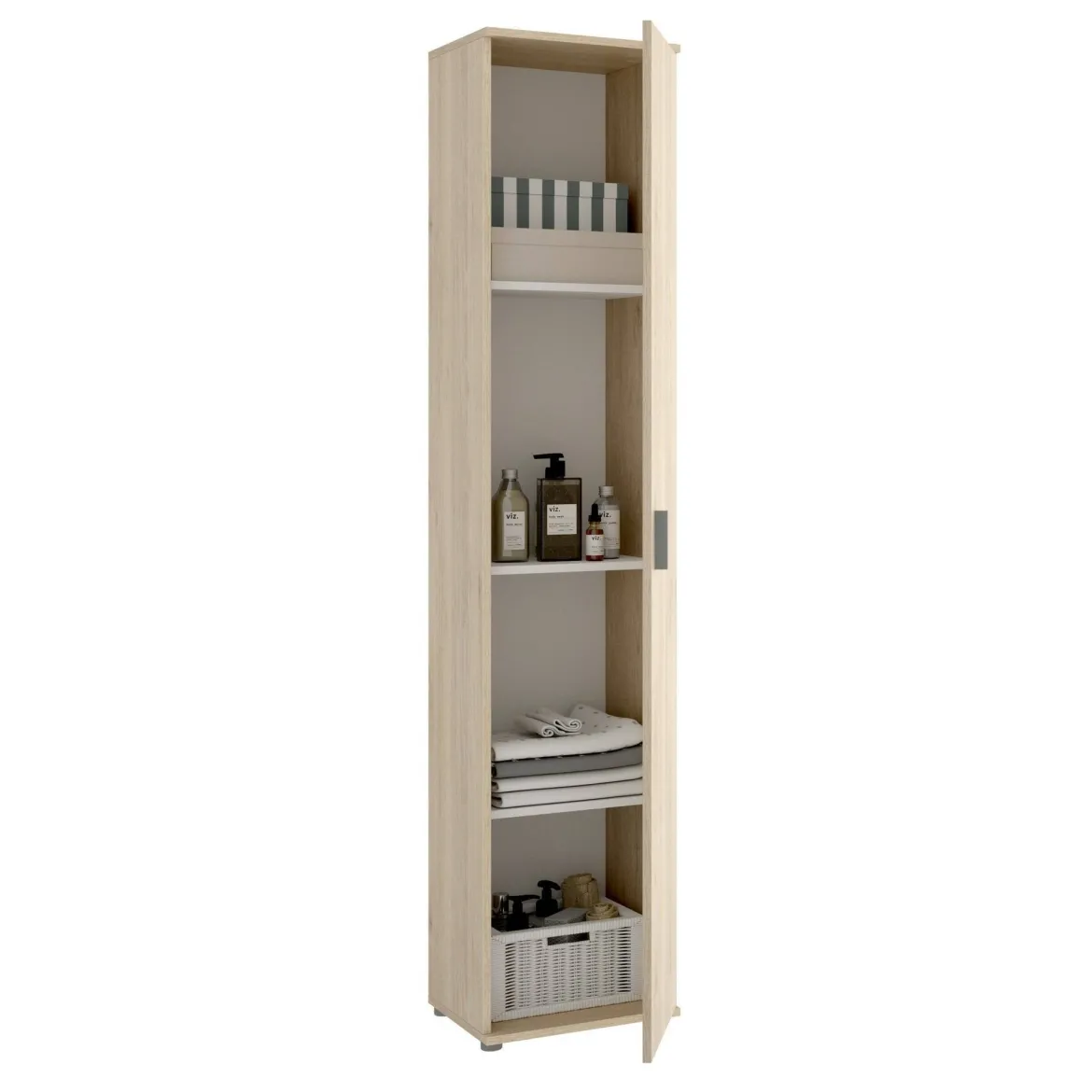 Armadio legno bagno 39x190h cm - Arrow