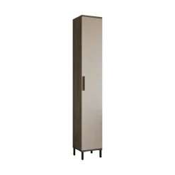 Armadio marrone e antracite slim 29x183h cm - Eusebe