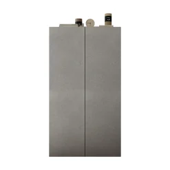 Armadio Multiuso 2 Ante Grigio Cemento 5 Ripiani Apertura Manuale 63x114h cm, 2 Ante - Floro