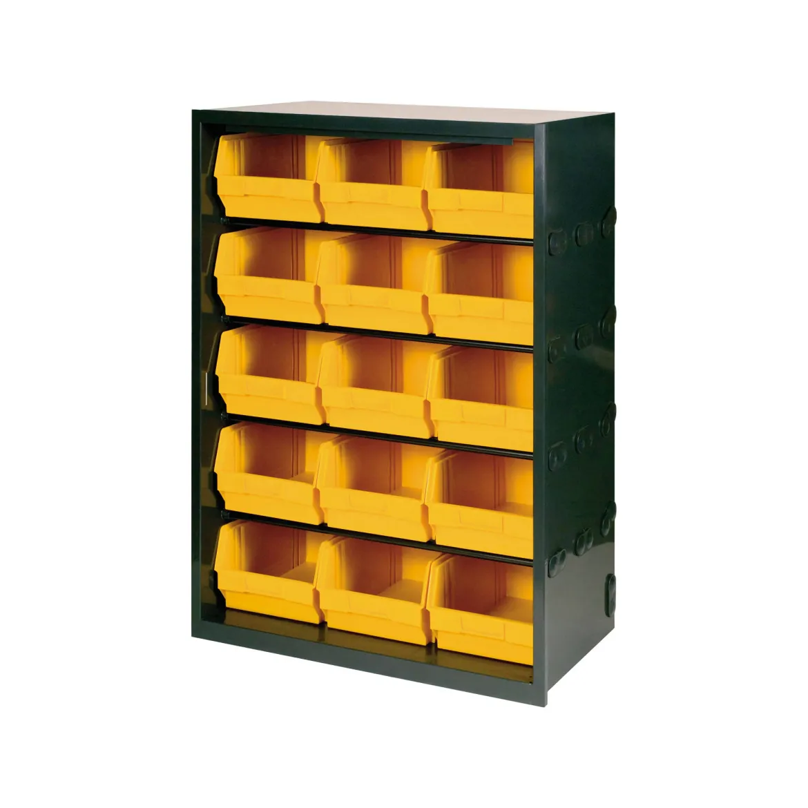 Armadio multiuso Dandreoll, Nero e Giallo, 66x37h95 cm