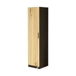 Armadio nero e noce slim 41x176h cm - Gaemi