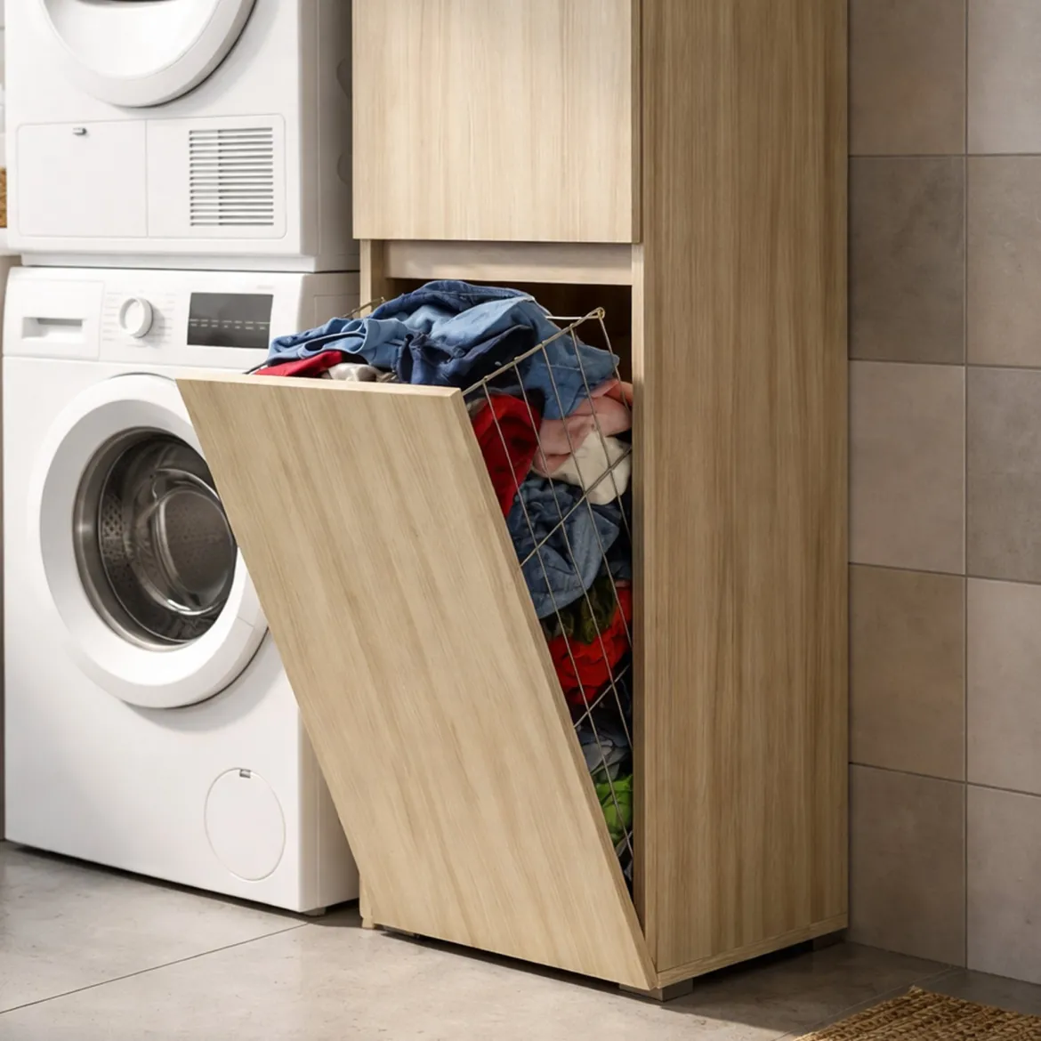 Armadio olmo multiuso 45x195h cm - Aro