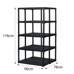 Armadio outdoor antracite 90x176h cm - Aurelian