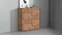 Armadio rovere multiuso 120x126h cm - Aulla