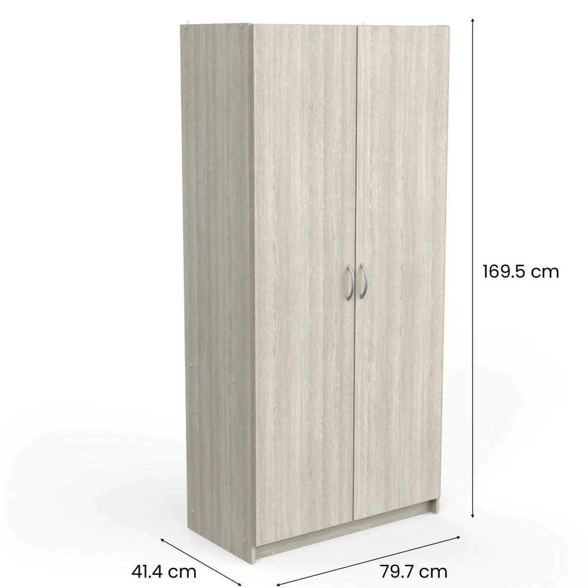 Armadio rovere salvaspazio 79x169h cm - Zadok