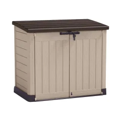 Armadio terrazzo 2 ante beige 145x125h cm - Hinton