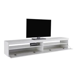 Base TV ardesia 200x45x36h cm 2 ante in legno - Akon
